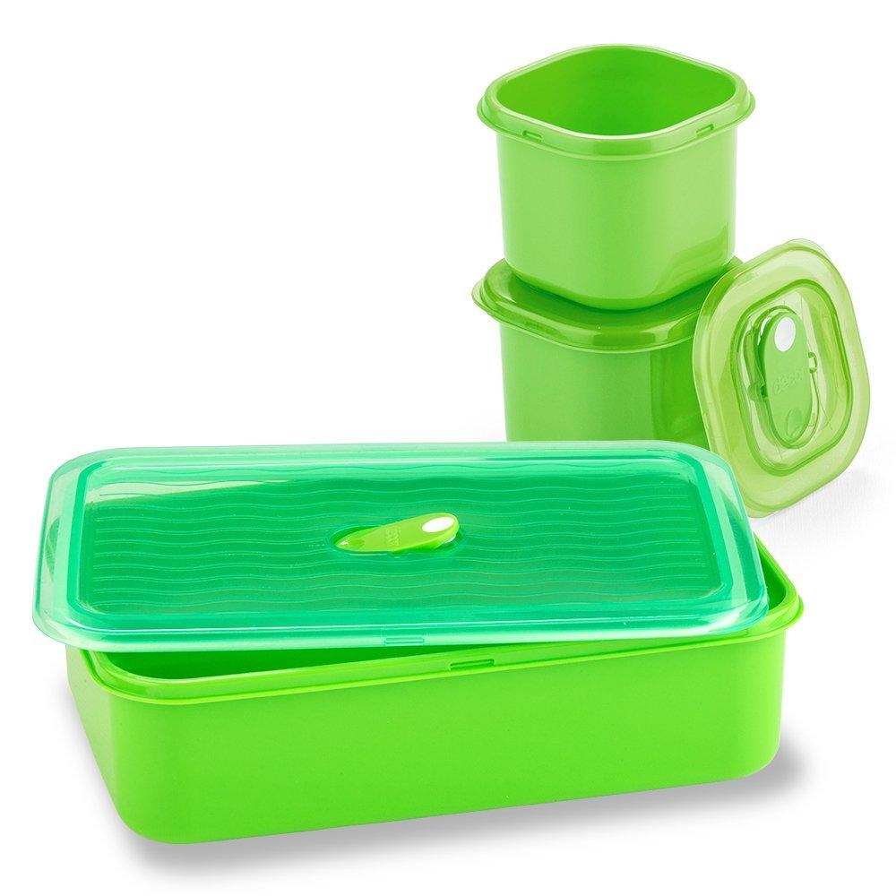 Compact Lunchbox Combo Pack, 3 Pcs - Decor