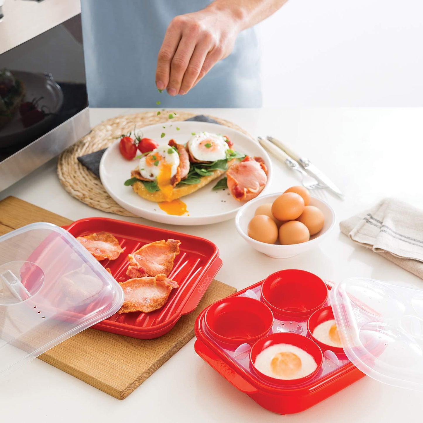 Microwave Egg Poacher Boiler BPA-Free - Decor