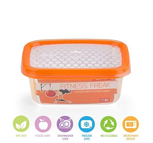 Fitness Freak -1.575 L Fridge Container, BPA Free, Utility Box, Grocery Container and Spice Container - Decor
