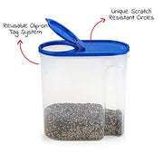 Décor Freshetarain-Square shaped,BPA Free and Air tight Container, Superstorer 8.5L Blue