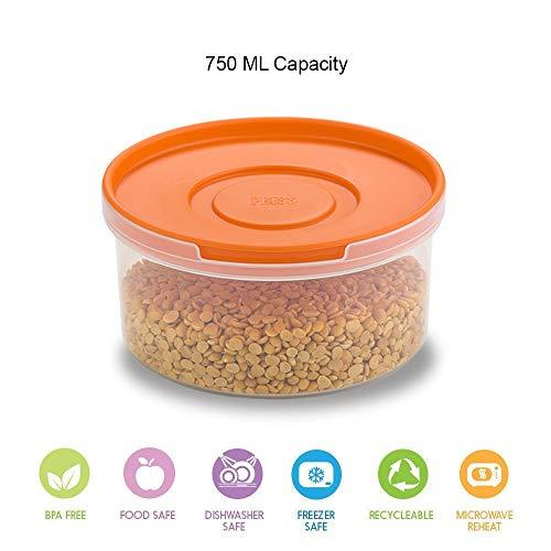 Decor Freshetarian Press Fit Air Tight Storage Container Set for Kitchen 750 MLS 3 Pieces - Decor