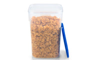 Décor Freshetarian- Square Shaped,BPA Free and Air Tight - 1.75 L Plastic Grocery Container  (Blue)