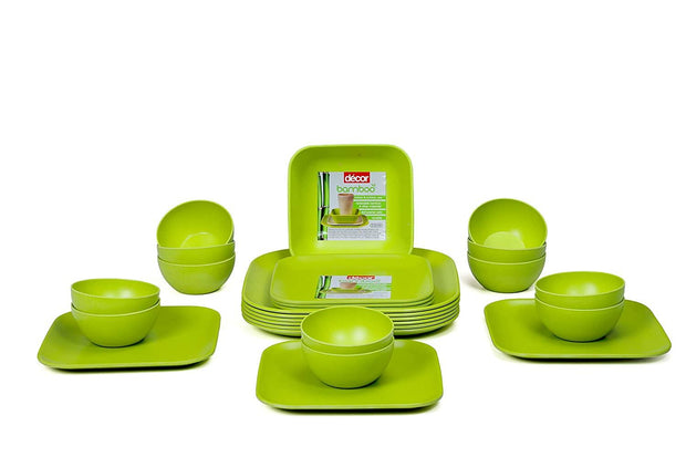 Bamboo Dinner Set - 18 Pcs - Decor