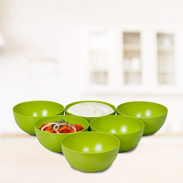 Bamboo Katori/Soup Bowl Round (Set of 6 pcs) - Decor